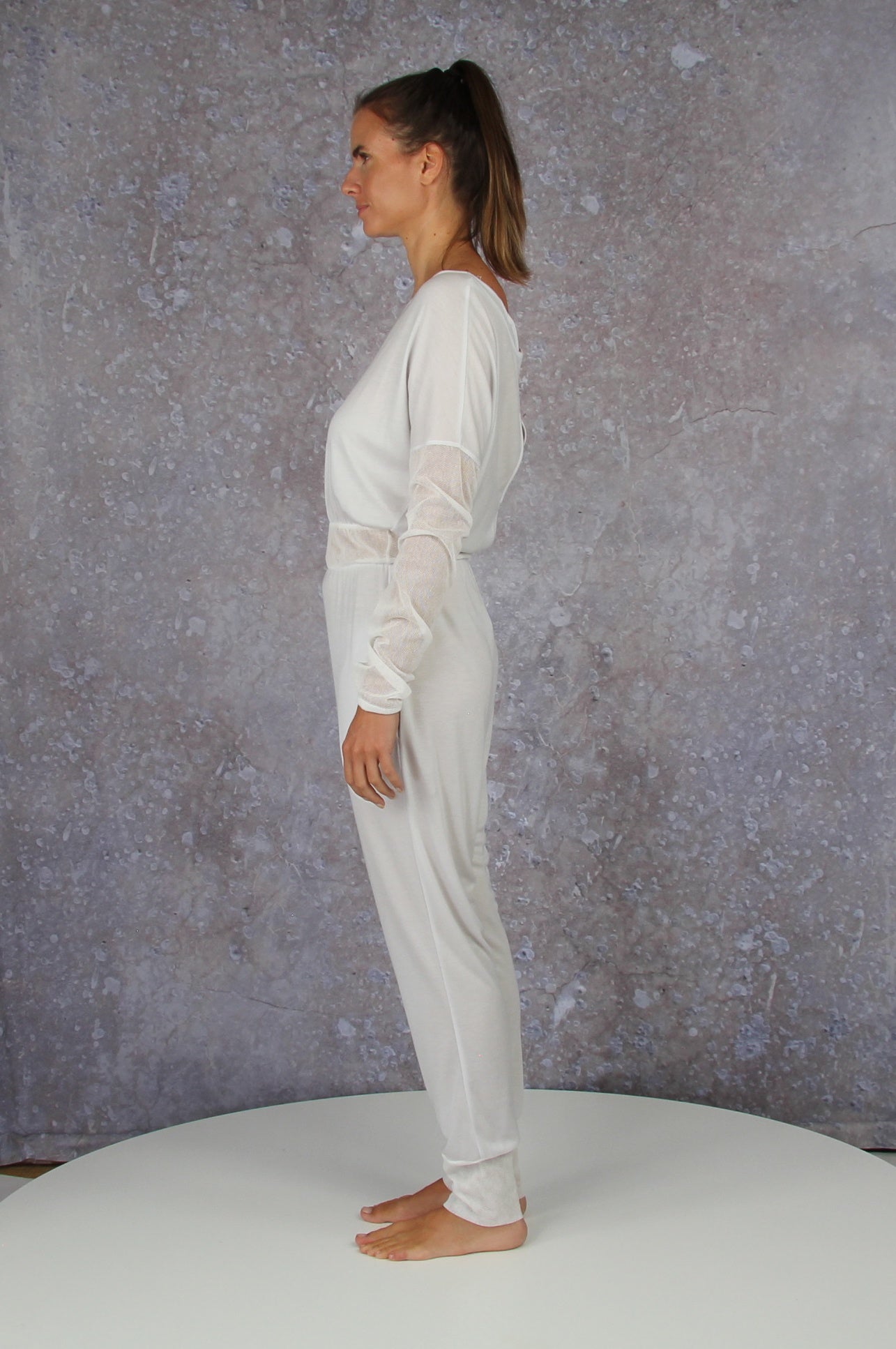 Comfy soft velvet long sleeve Jumpsuit